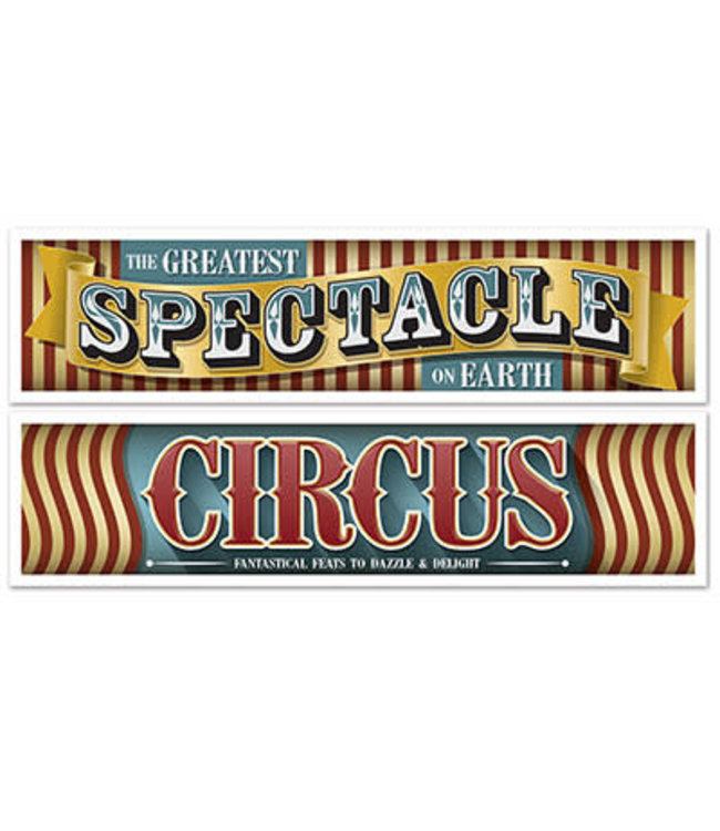 The Beistle Company Vintage Circus Banners