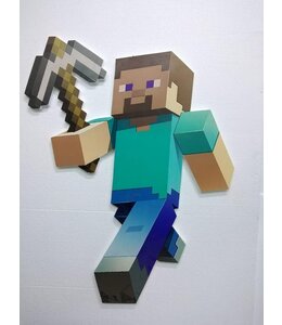 FP Party Supplies Character Cutout Without Base Rental-Minecraft Video Game (102x117) cm