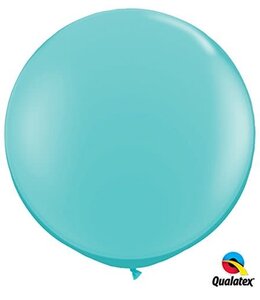 Qualatex 3 ft (36 Inch) Qualatex Round Latex Balloon 1/pk-Carribean Blue