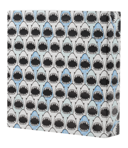 The Gift Wrap Company Wrapping Paper Roll (30inchX5ft)-Shark Line Up