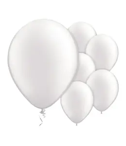 12 Inch Latex Balloons 100Ct-Pearl White
