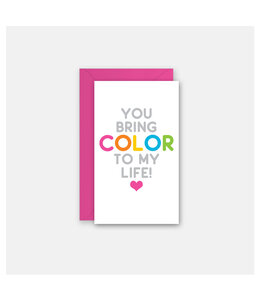 Rock Scissor Paper Enclosure Card - Color to My Life
