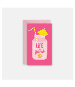 Rock Scissor Paper Enclosure Card - Life is Good