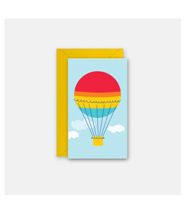 Rock Scissor Paper Enclosure Card - Hot Air Balloon