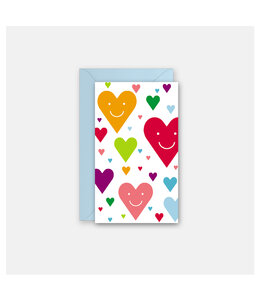 Rock Scissor Paper Enclosure Cards - Happy Hearts