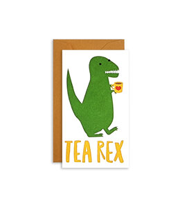 Rock Scissor Paper Enclosure Card - Tea Rex