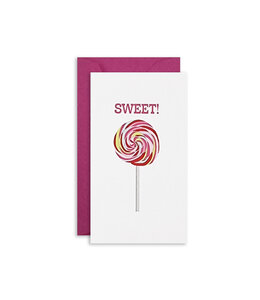 Rock Scissor Paper Enclosure Card - Sweet Lollipop