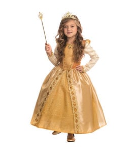 Dress Up America Majestic Golden Princess Dress