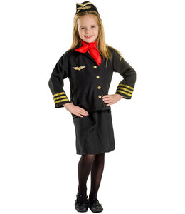 Dress Up America Flight Attendant Girls Costume