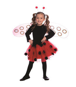 Dress Up America Ladybug Girls Costume