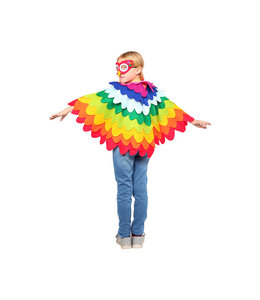 Dress Up America Colorful Parrot Costume Child