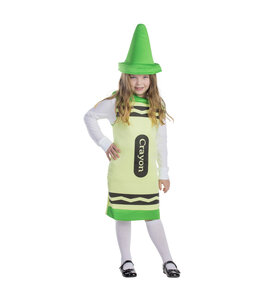 Dress Up America Green Crayon Costume for Kids
