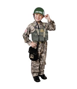 Dress Up America Army Special Forces w/ Helmet Costume