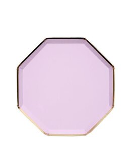 Meri Meri Side Plates (8.25 x 8.25) Inches 8/pk-Lilac