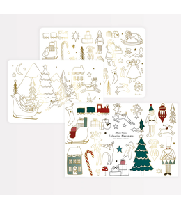 Meri Meri Christmas Colouring Placemats