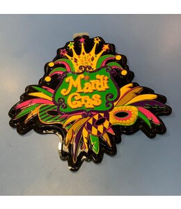 Party Express Mardi Gras - Wall Vacform Decoration
