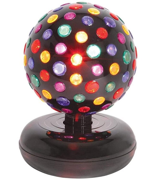 Disco Ball w Colored Bulbs-Table Top 15 Inch (25cm) Rental