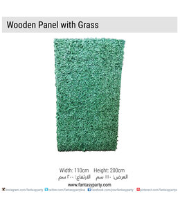 Green Grass Background Panel (110X200) cm-Rental