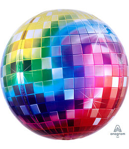 Anagram 16 Inch Orbz Balloon- Multi Color Disco Ball