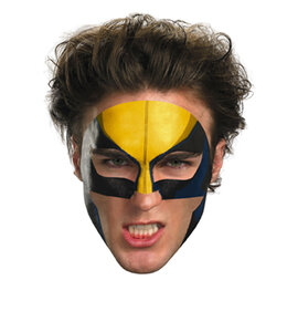 Disguise Wolverine Face Tattoo