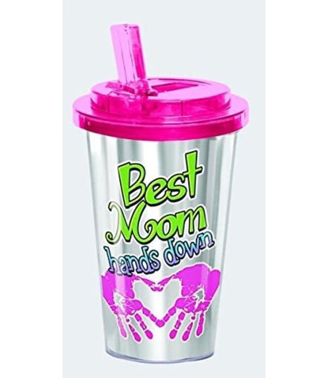 Spoontiques Flip Top Lid Cup-Best Mom