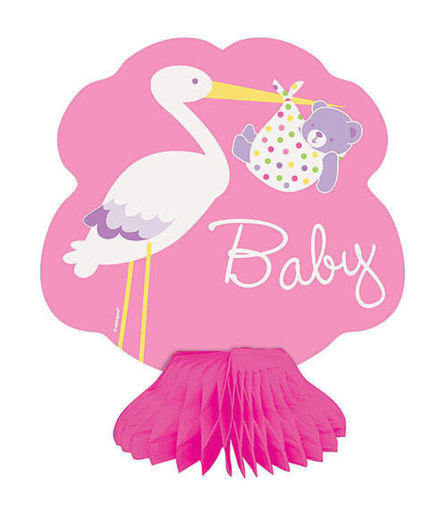 Unique Mini Honeycombs - Baby Girl Stork