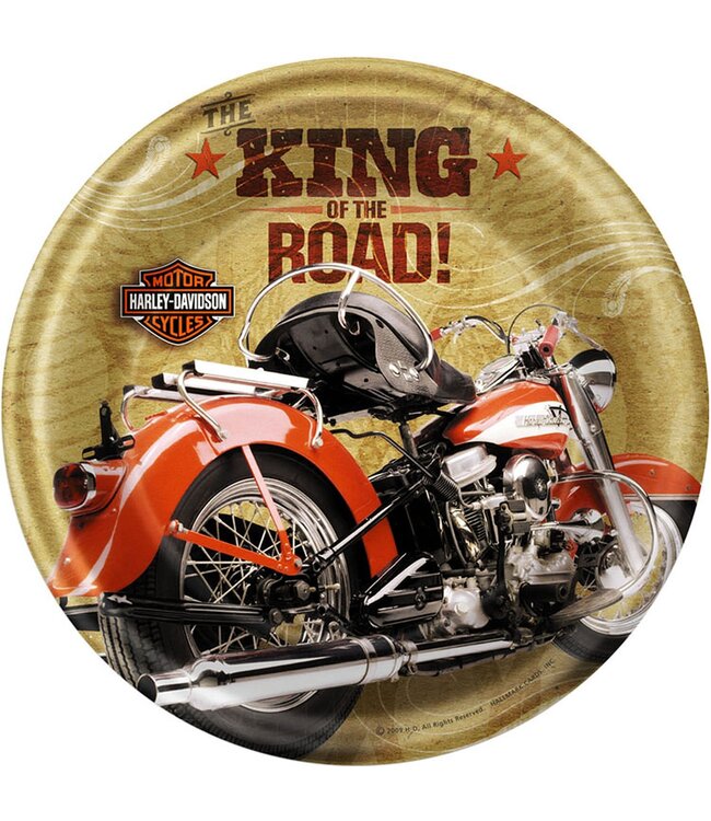 Party Express Harley Davidson-Dinner Plates