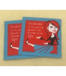 Inviting Company Little Rock Beverage Napkins-Cinderella is the Proof...