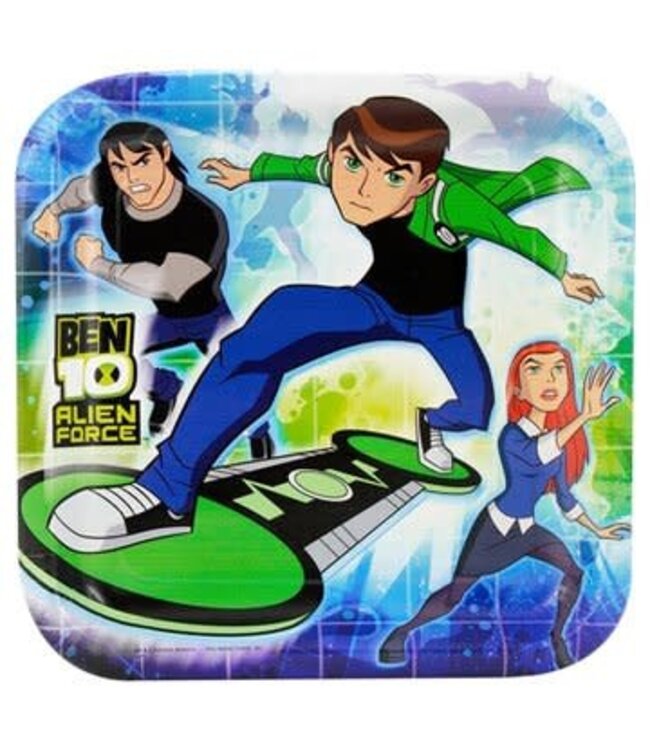 Party Express Ben 10 Alien Force-Dinner Plates