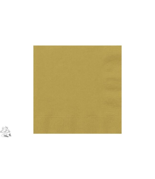 Amscan Inc. Luncheon Napkins 20/pk - Gold