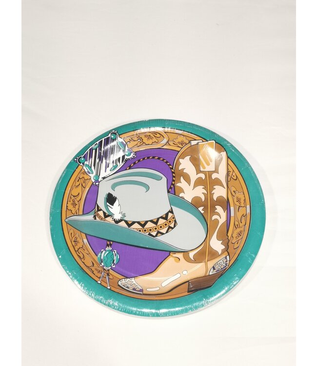 Contempo Country Cowboy-10 Inch Plates 10/pk