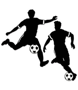 The Beistle Company Boy Soccer Silhouettes