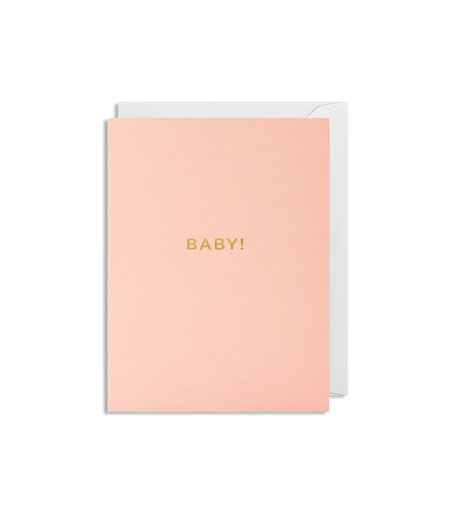 Lagom Greeting Card (90 X 120)mm - Baby Girl!
