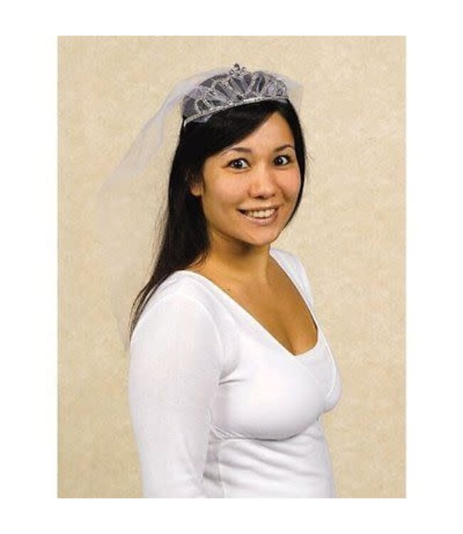 Amscan Inc. Wedding - Bridal Rhinestone Tiara W.Veil