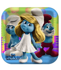 Party Express Smurfs-Dinner Plates