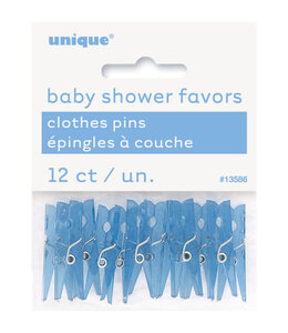 Unique Clothes Pin - Baby Favors Blue
