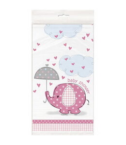 Unique Table Cover - Umbrellaphants Pink