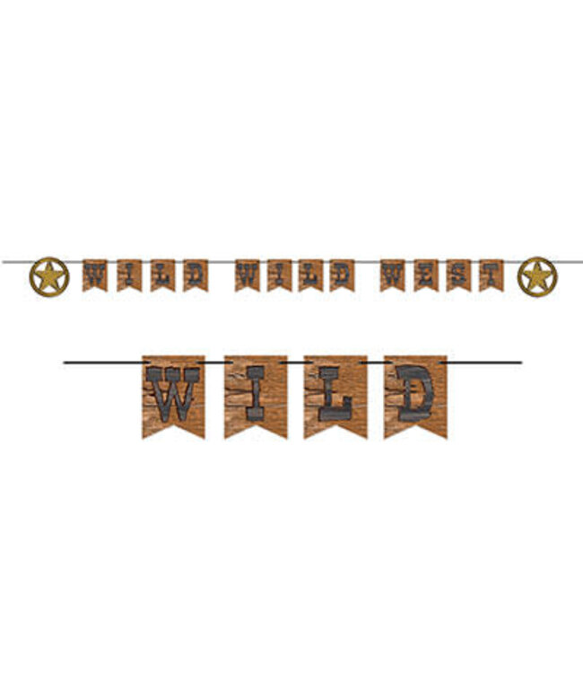 The Beistle Company Wild Wild West Streamer