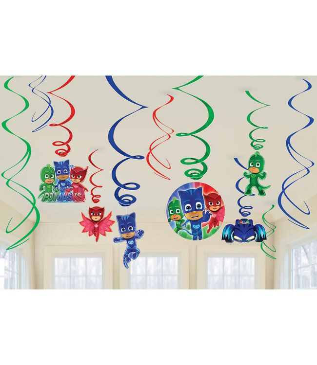 Amscan Inc. Pj Masks - Swirl Decorations 12/pk