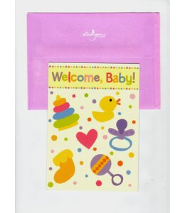 Design Design Greeting Card - Welcome Baby