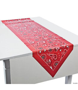 Oriental Trading Company Red Bandana Table runner (2.20X0.43) cm