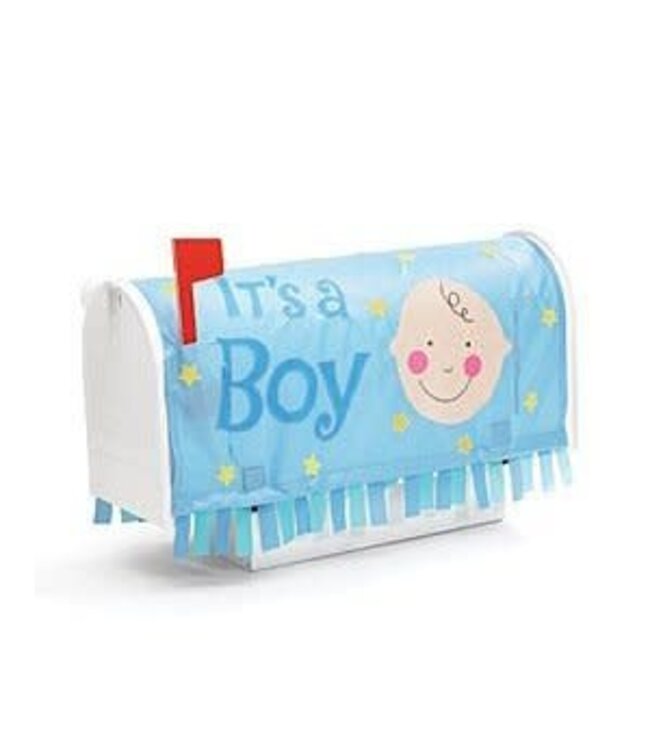 Burton & Burton Baby Mailbox Cover-Blue