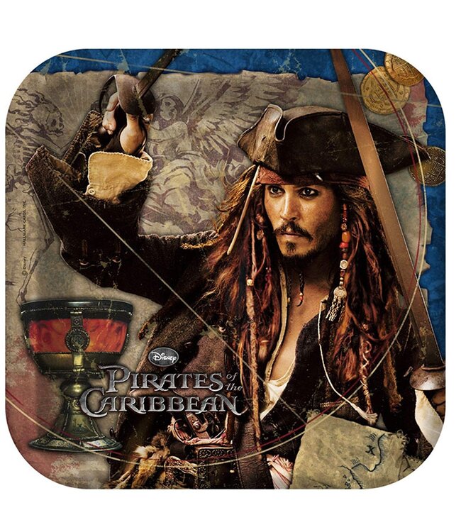 Party Express Pirates Stranger Tides-Dinner Plates