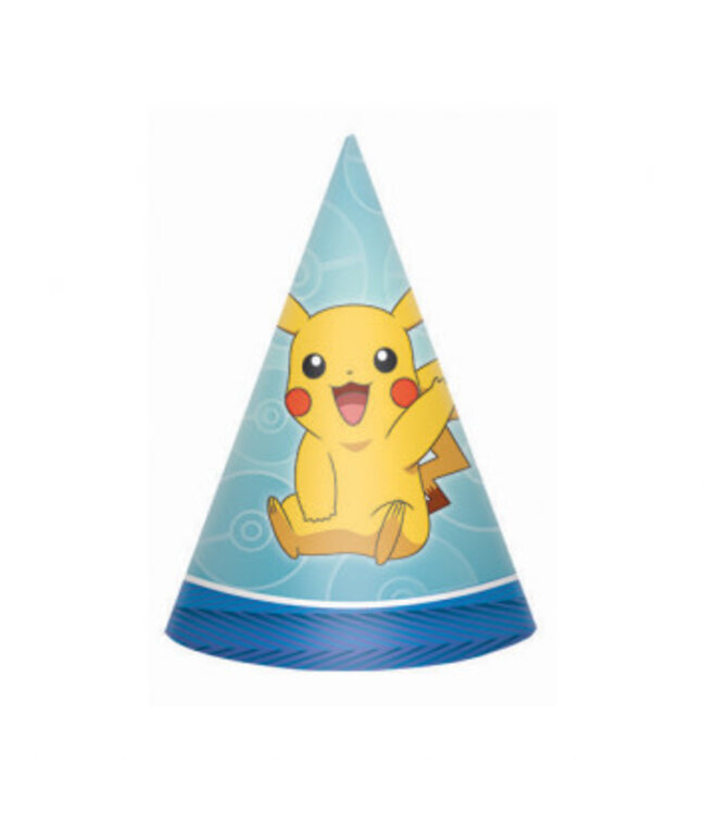 Amscan Inc. Pokemon- Party Hats 8/pk