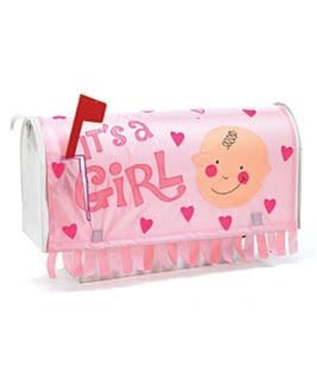 Burton & Burton Baby Mailbox Cover-Pink