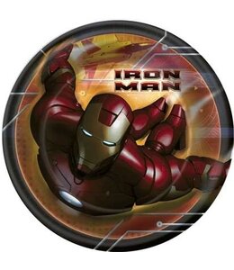 Party Express Iron Man-7 Inch Plates