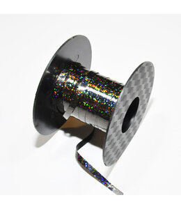 Hollywood Ribbon Holographic Ribbon  3/16 Inch-Black