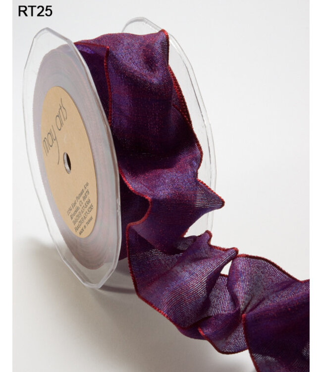 May Arts Ribbon 2 Tone  1.5Inch X 30 Yd -  Purple