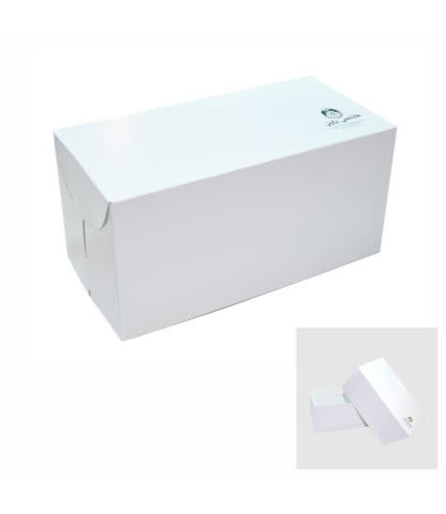 Global Wrap 2 Piece White Cardboard Box - 12 x 6 x 6 inch 1/Pk