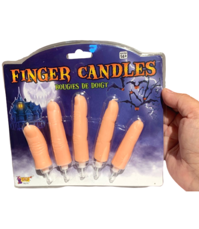 Rubies Costumes Finger Candles Decorations - 5Pk